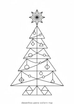 Árvore de Natal geométrica